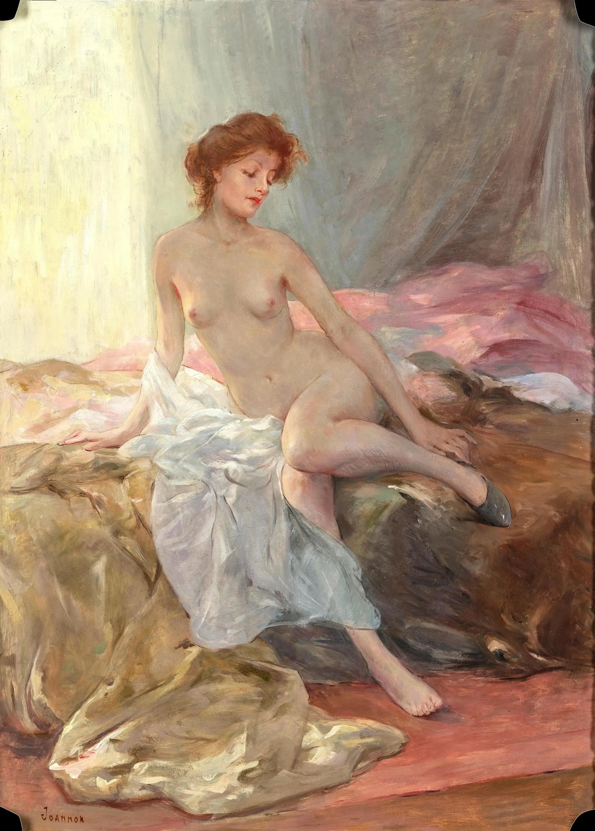 Étienne Joannon-Navier - Morning Sun in the Boudoir (before 1911)