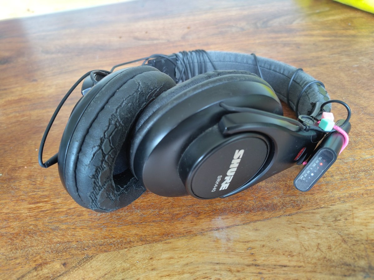 Turned my old headphones into wireless headphones