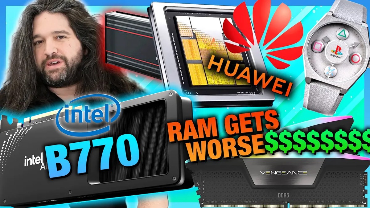 HW News - Intel Battlemage B770 Leak, More Huawei GPUs Arrive, Memory Crisis Worsens
