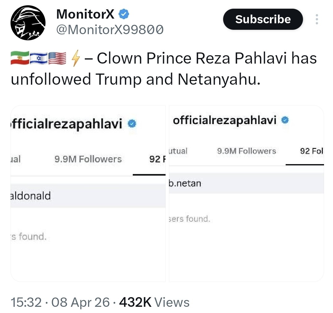 The eldest iranian larper: friendship with the orange pedo and his genocidal buddy has ended