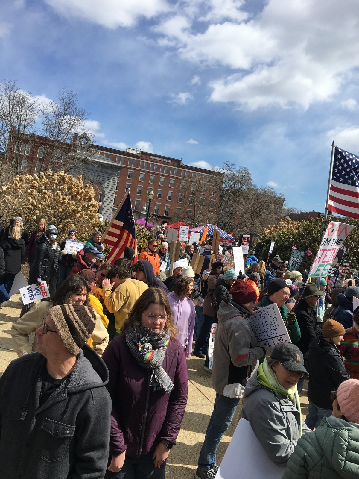 No Kings III crowd in Concord NH