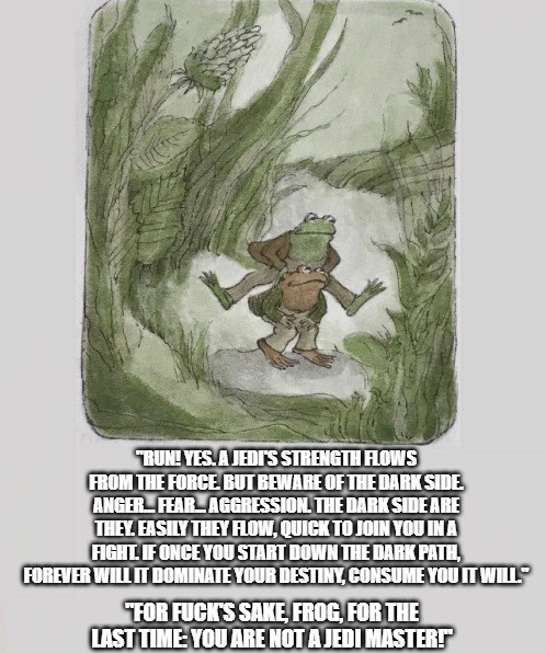 Frog and Toad are a bit late for May 4th
