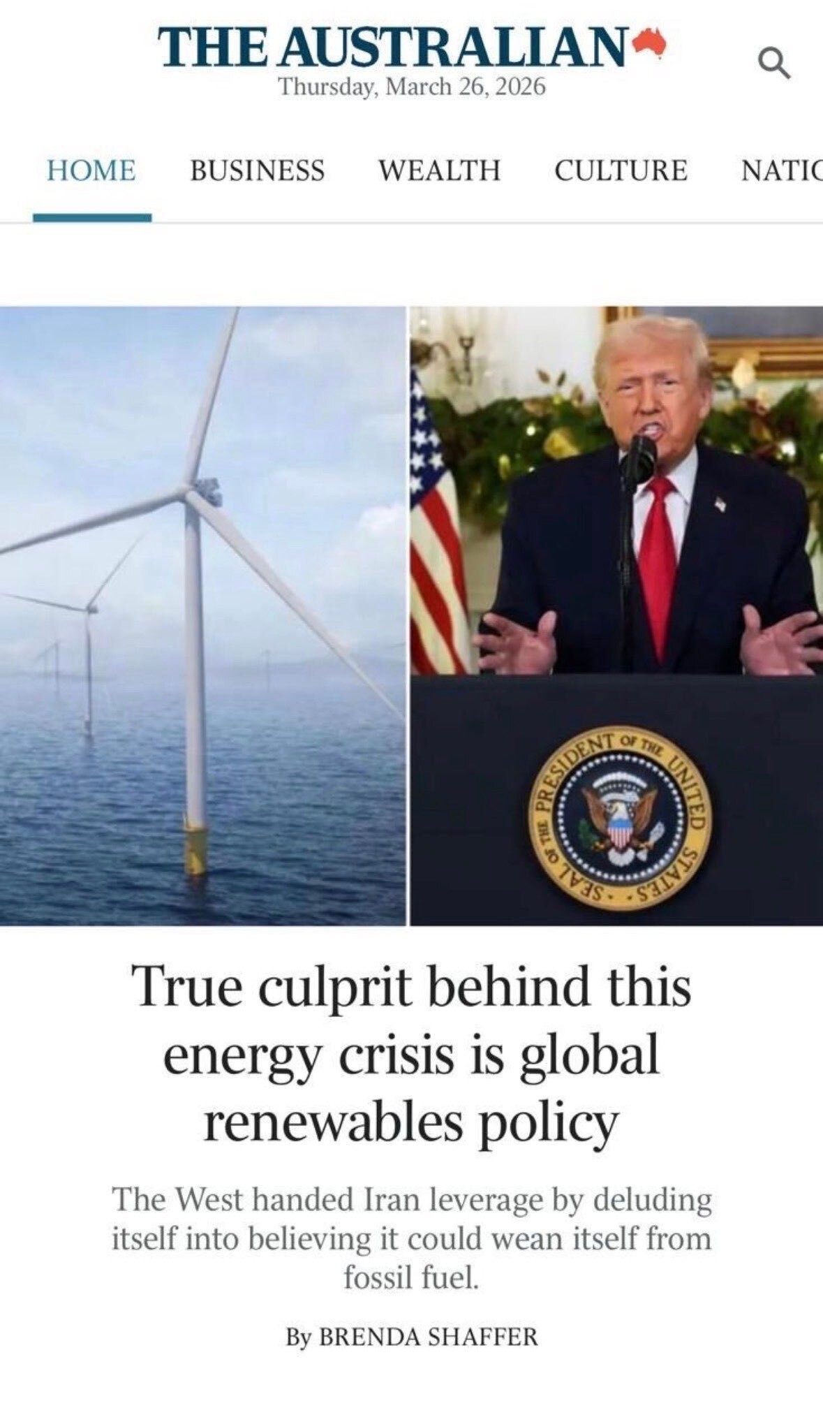 Big Sun behind it all