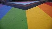 Multiple arrests Wednesday night at newly painted Pride crosswalk mural