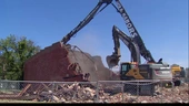 Crews demolish historic Berry Theater in Fort Worth, clearing way for health clinic