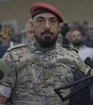 stock image of Haytham ‘Ali Tabataba’i, identified as Hezbollah's acting chief of staff and a key military operative who was the target of Israeli bombing against a civilian building today.